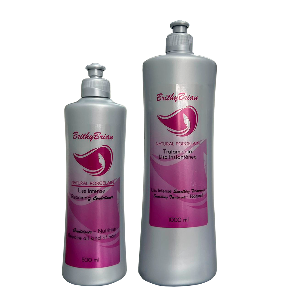 Liss Intense Repairing Conditioner 500 ml +liss Intense Smoothing Treatment BrithyBrian (envase 1000 ml)